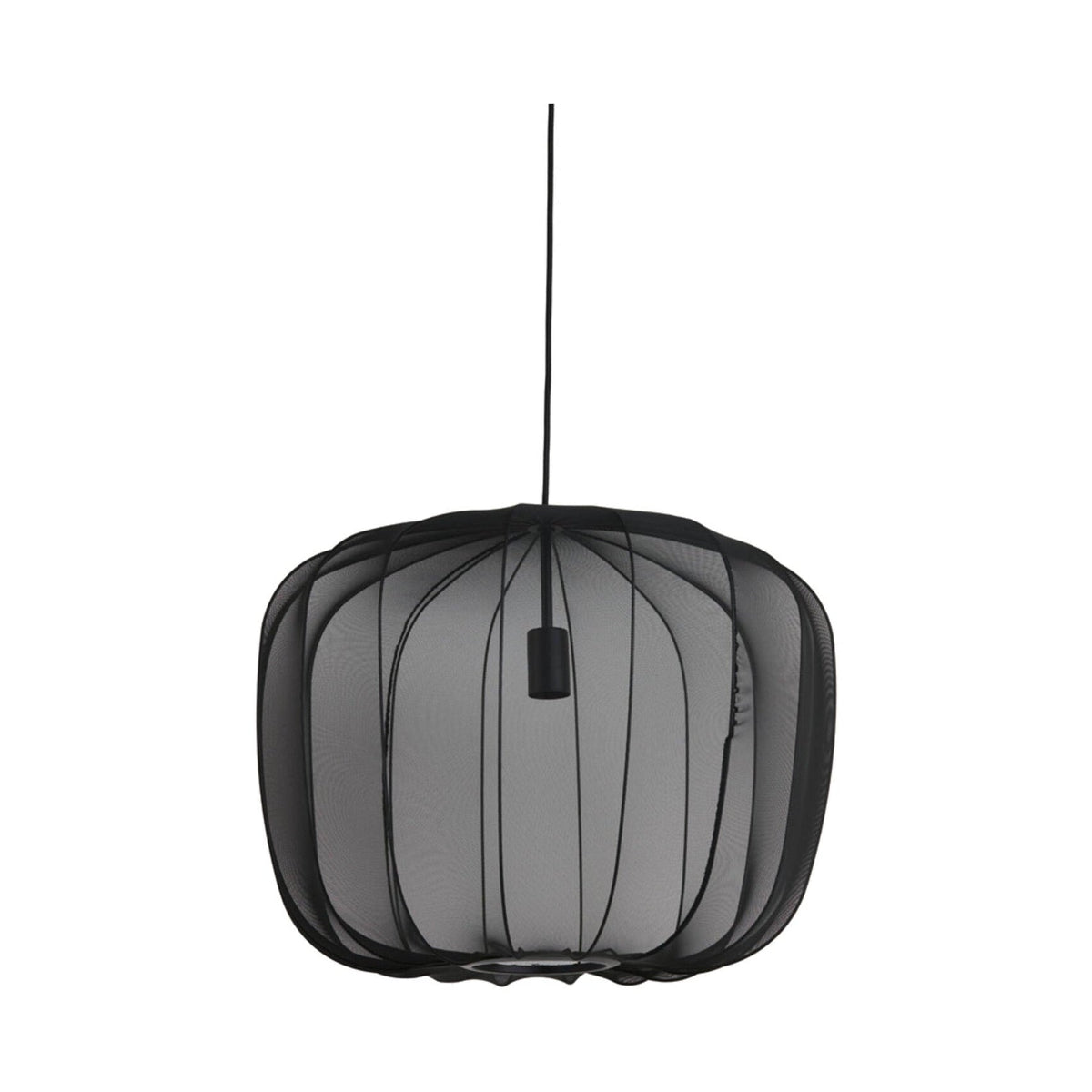Plumeria Black Pendant Light 60cm