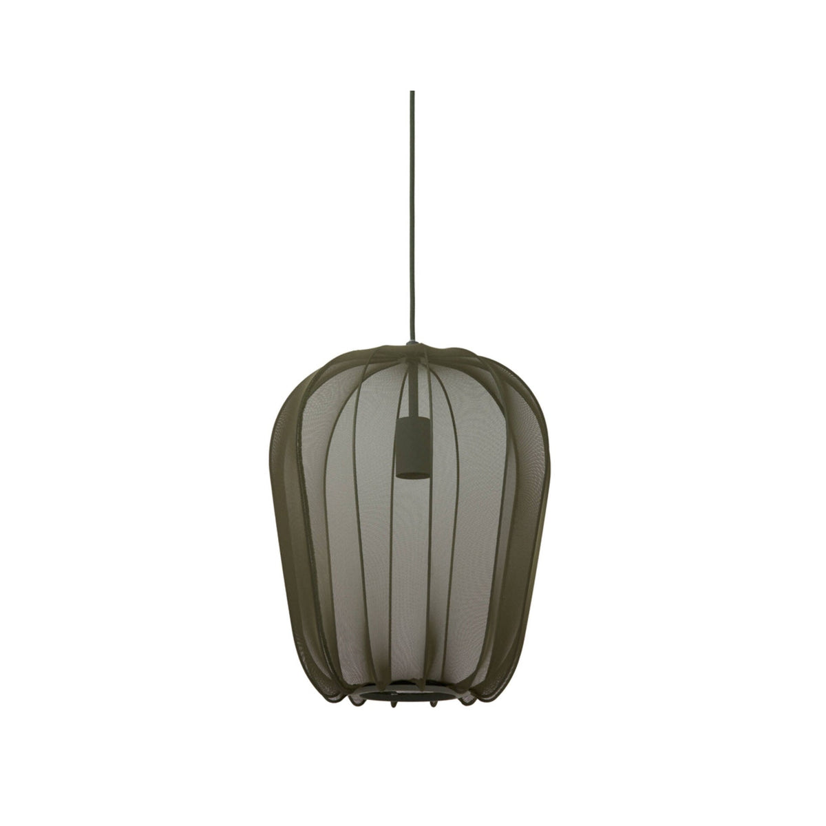 Plumeria Dark Green Pendant Light 34cm