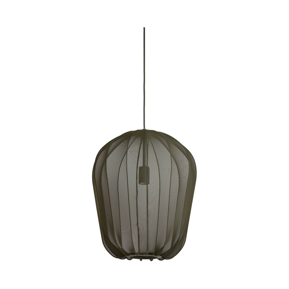 Plumeria Dark Green Pendant Light 42cm