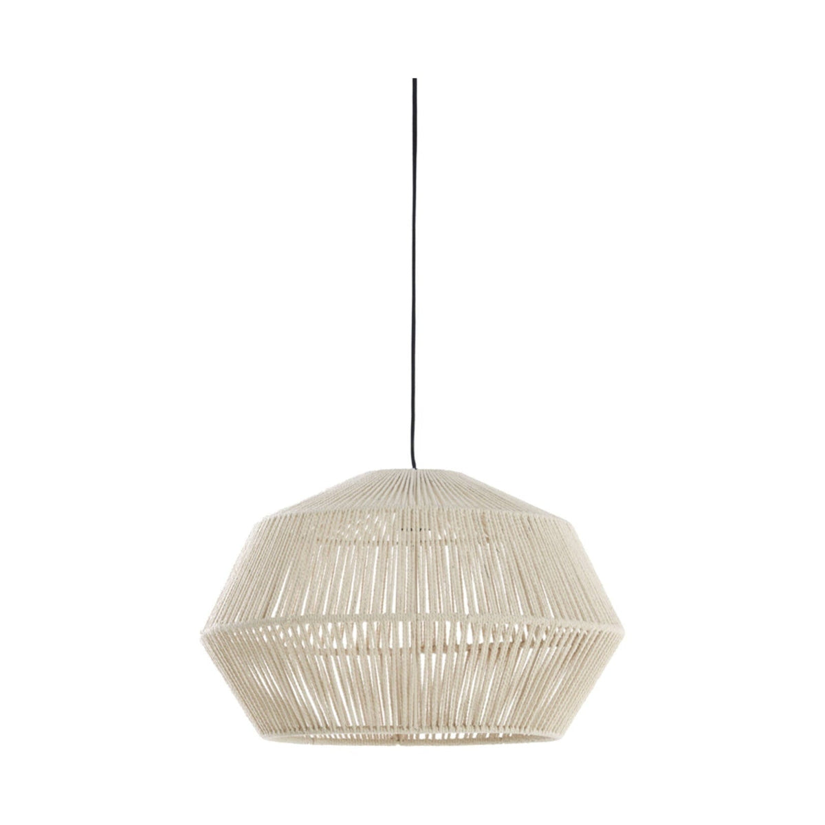 Deya Cream Metal Pendant Light 49cm