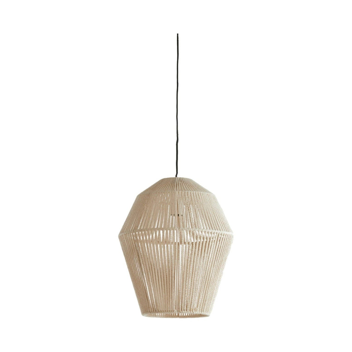 Deya Cream Metal Pendant Light 38cm