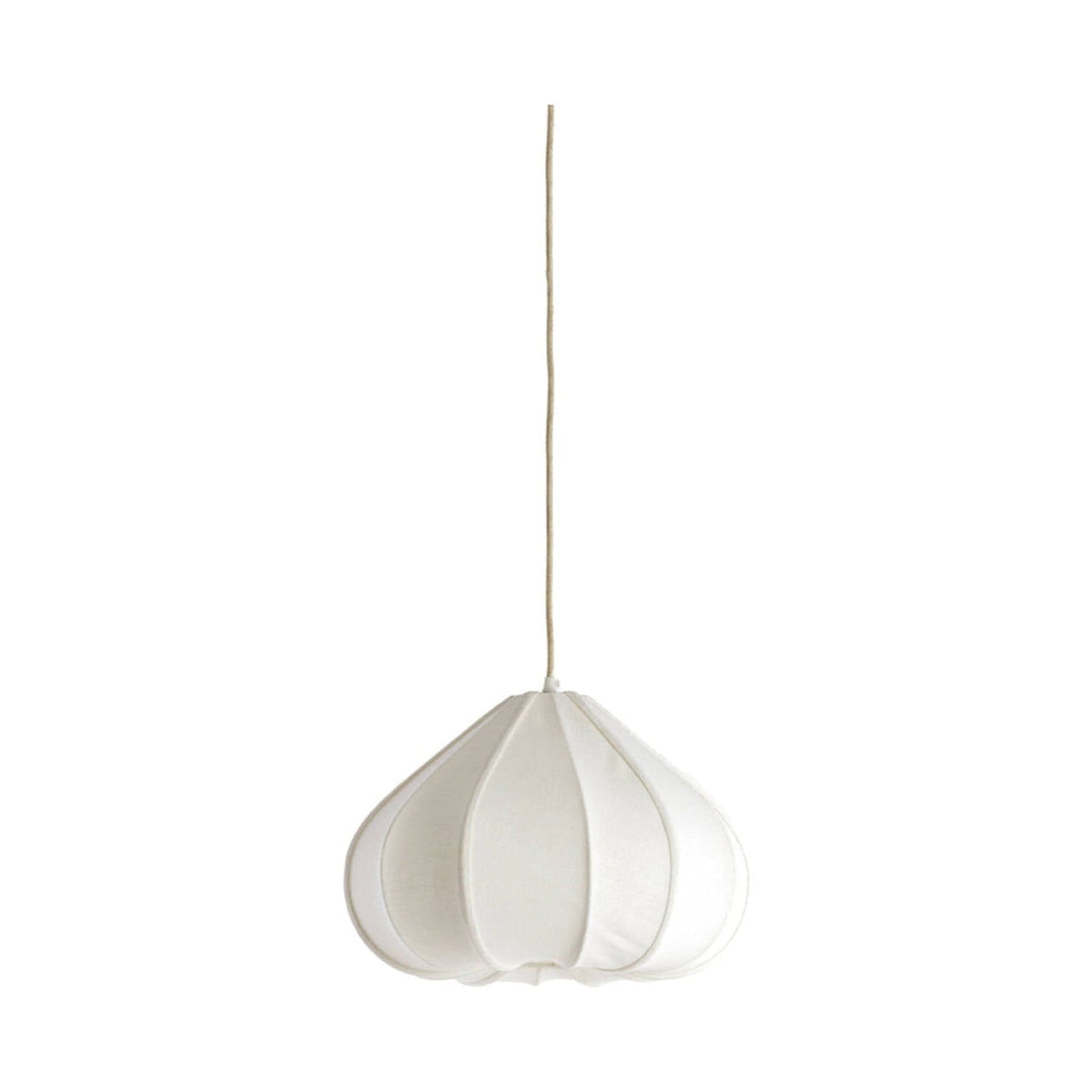 Zubeda White Pendant Light 38.5cm
