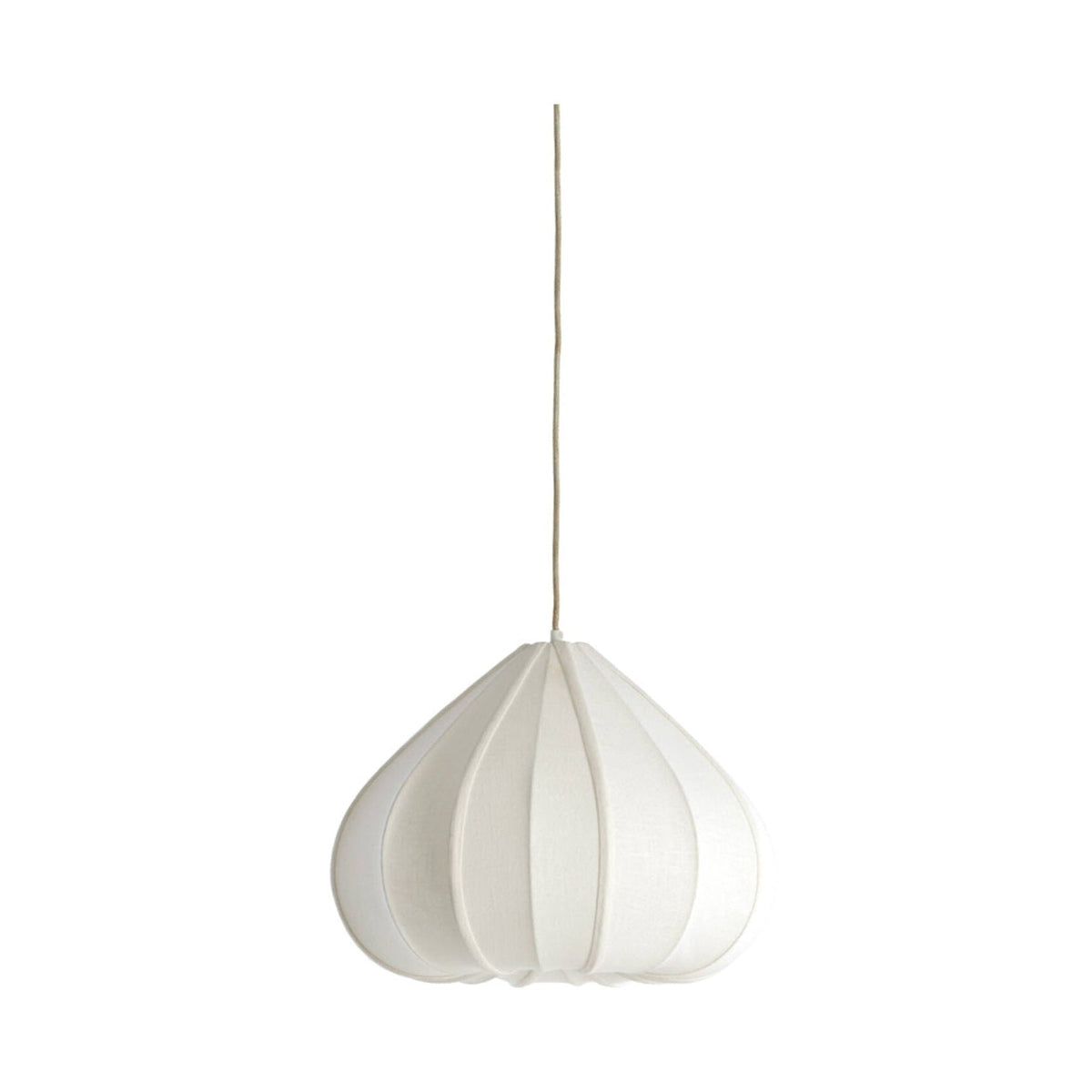 Zubeda White Pendant Light 49cm