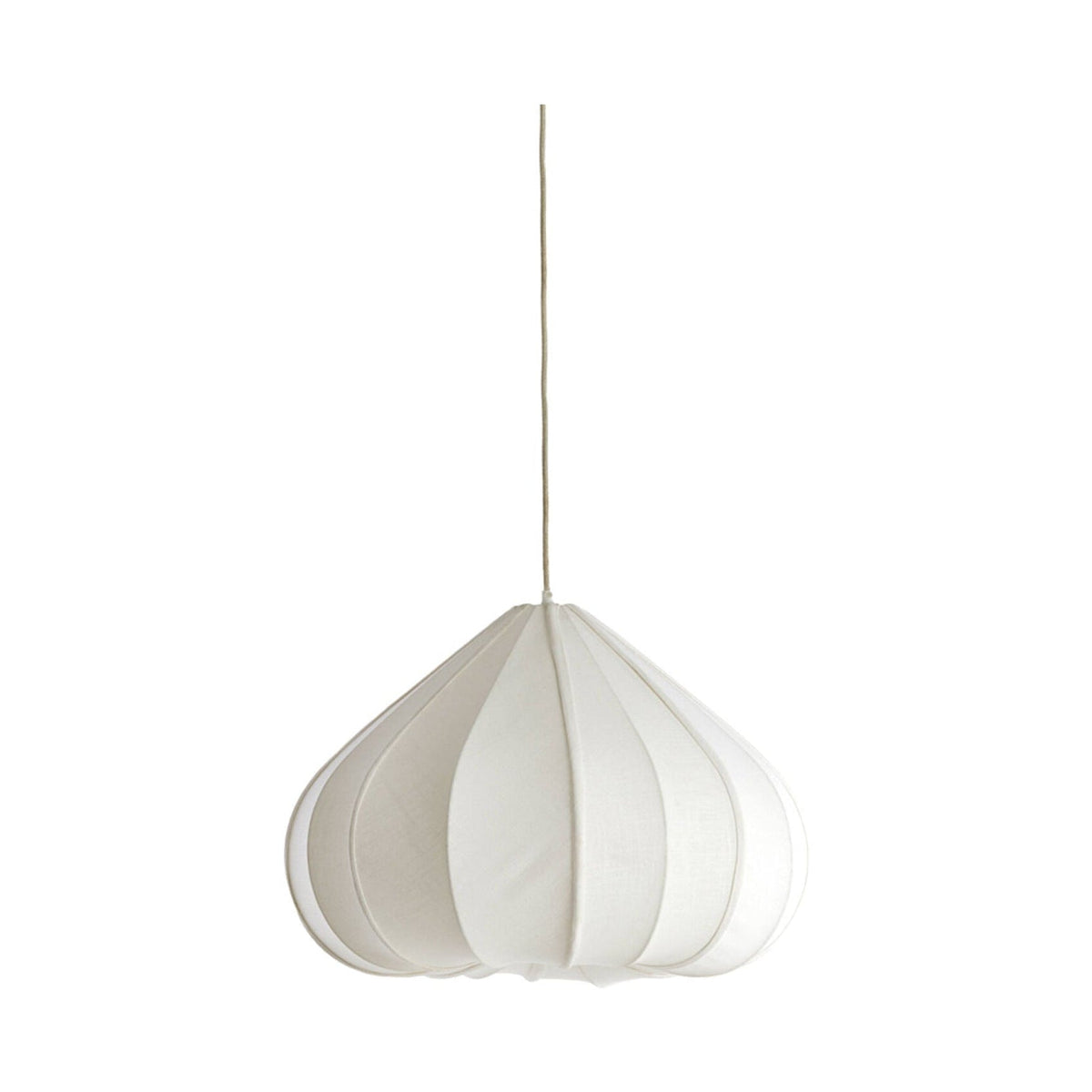 Zubeda White Pendant Light 58.5cm