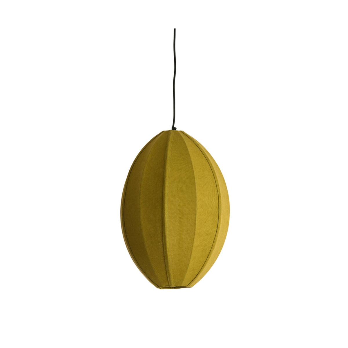 Milatos Olive Green Jute Pendant Light 38cm