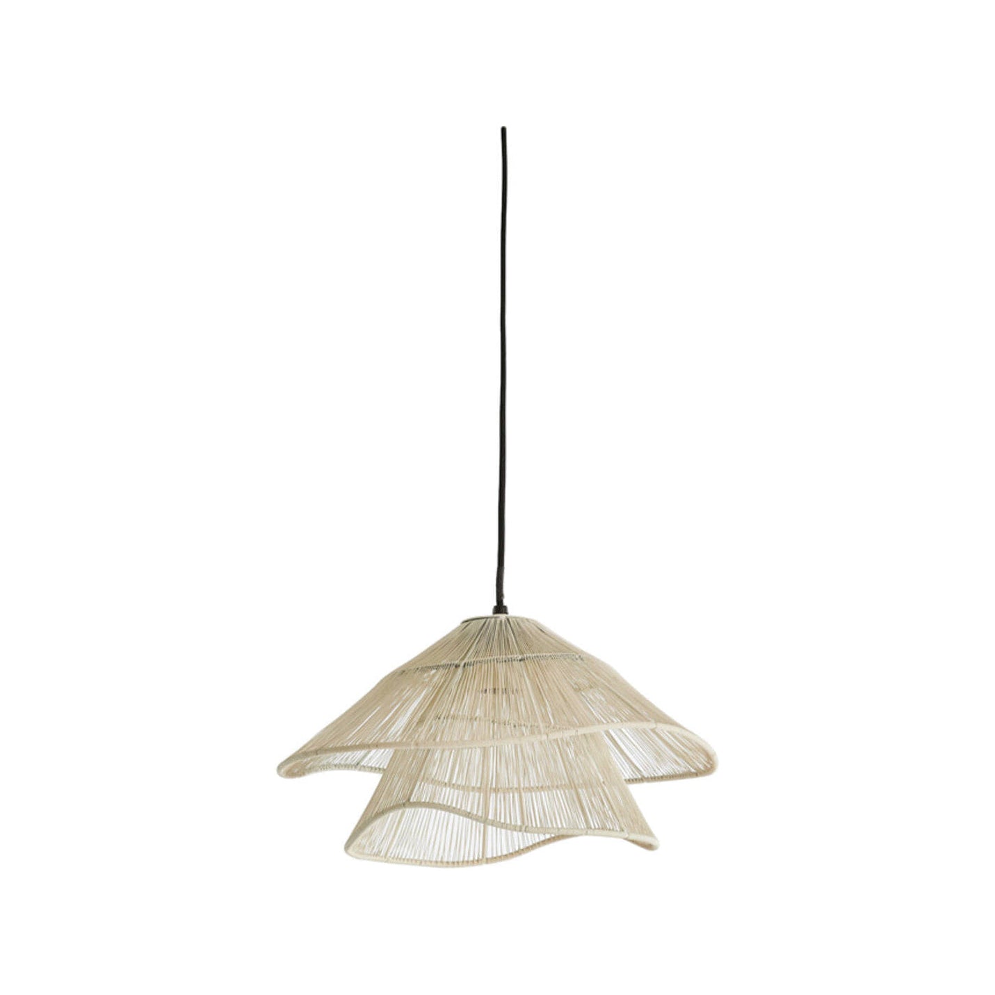 Alameda Cream Metal Pendant Light 36cm
