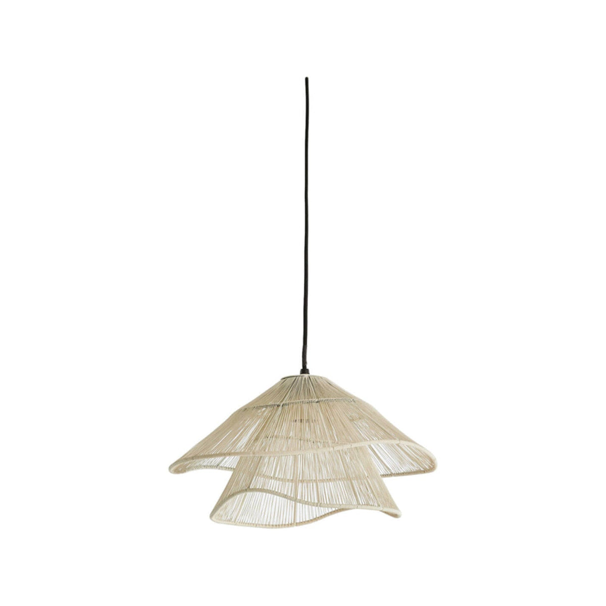 Alameda Cream Metal Pendant Light 36cm