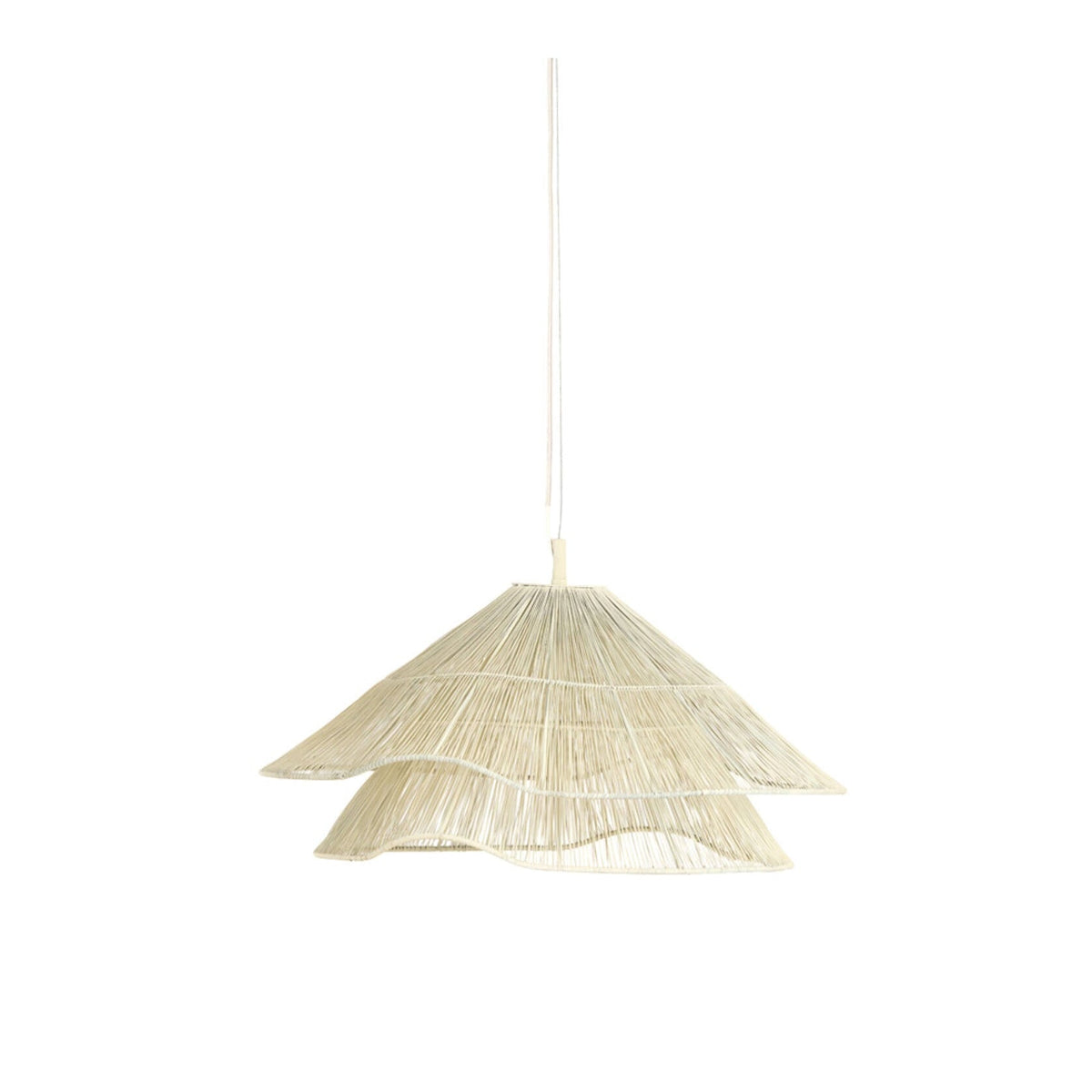 Alameda Cream Metal Pendant Light 56cm