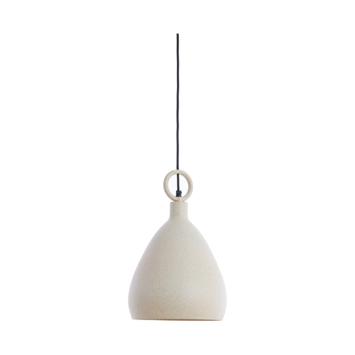 Risari Sand & Light Brown Spotted Metal Pendant Light