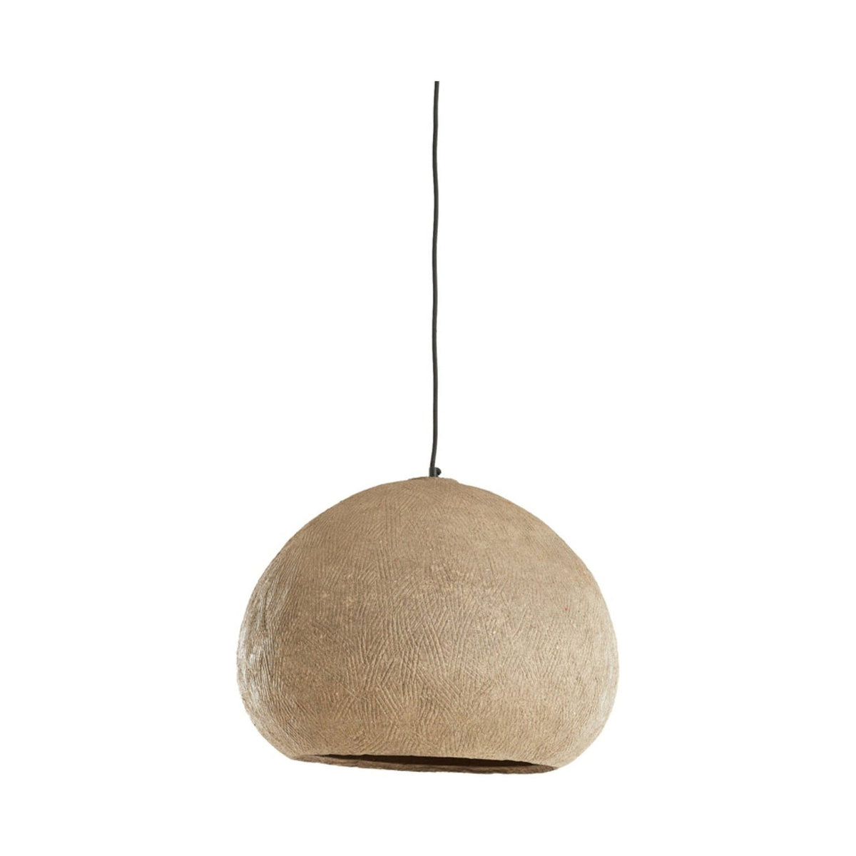 Celmiros Grey Papier Mâché Pendant Light 51cm