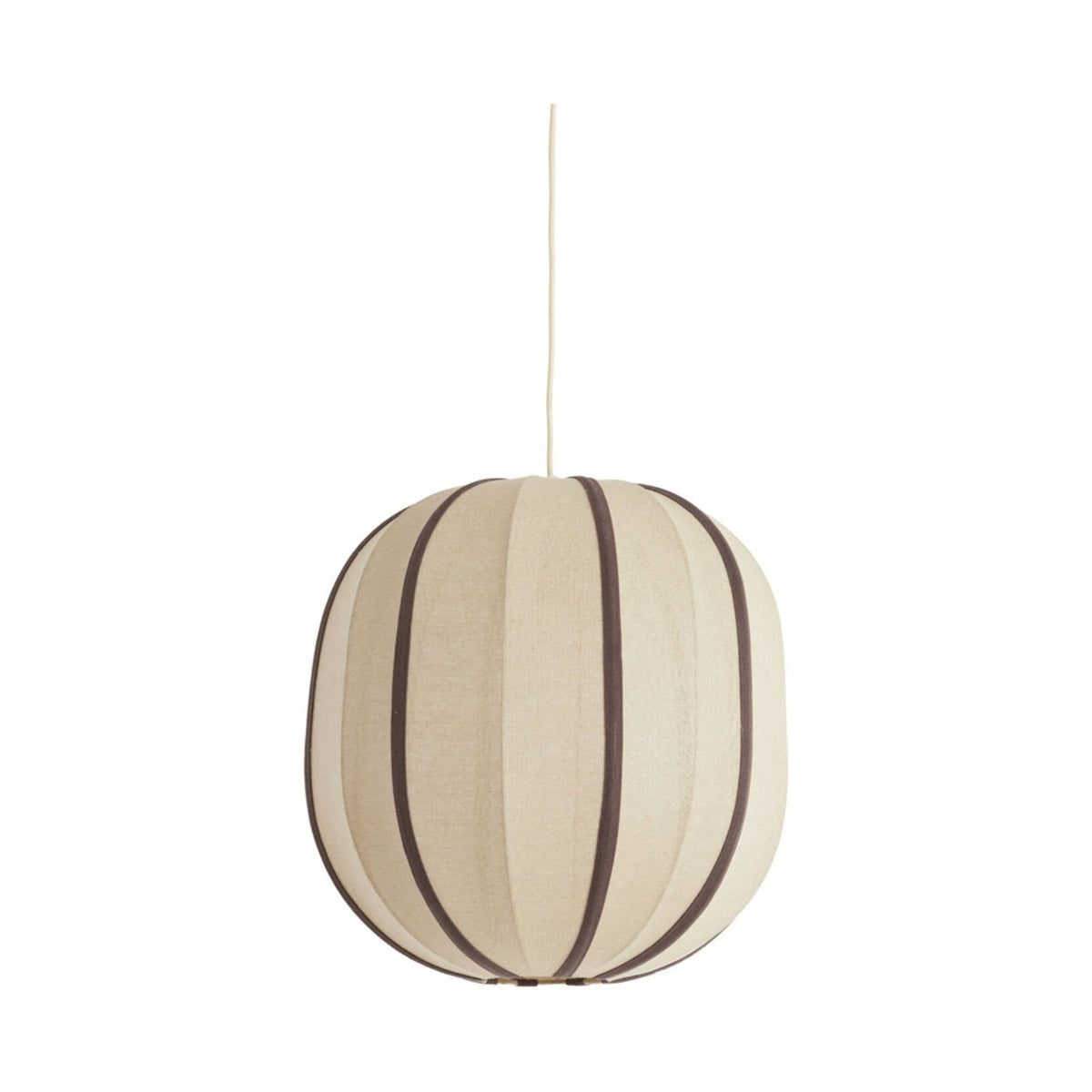 Esmiria Natural & Dark Brown Pendant Light 51cm