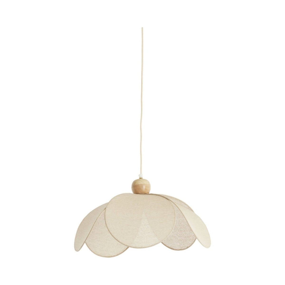 Lavriria Natural & Wood Petal Pendant Light 50cm