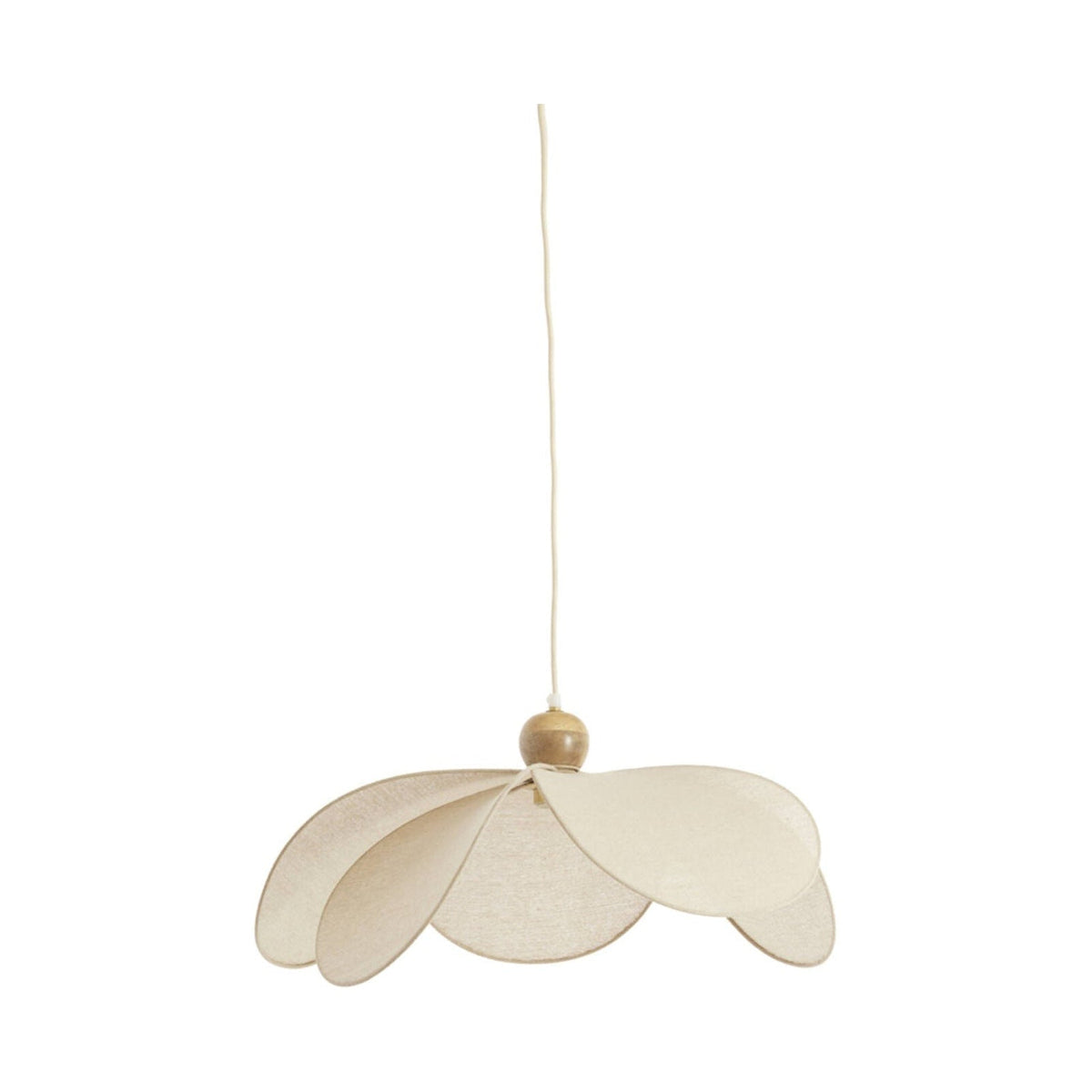 Lavriria Natural & Wood Petal Pendant Light 60cm