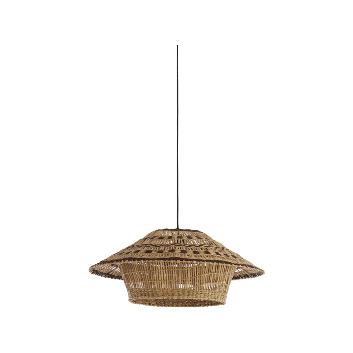 Owana Natural & Brown Seagrass Pendant Light 64cm