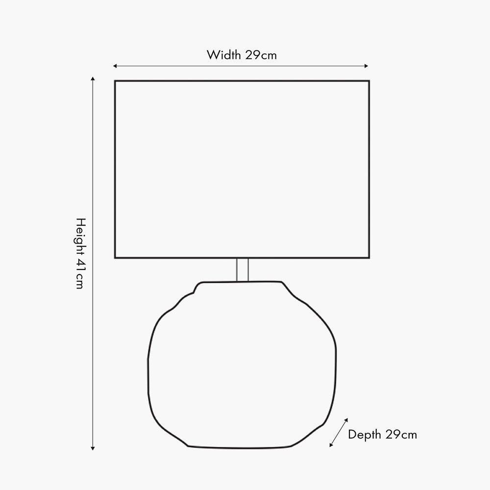 Zadi Natural Plaited Water Hyacinth Table Lamp