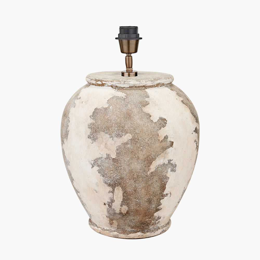 Lulia Antique Finish Stoneware Urn Table Lamp - Base Only