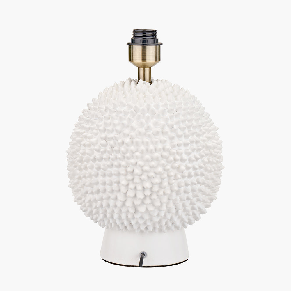 Wrenley Cream Ceramic Sea Urchin Table Lamp - Base Only