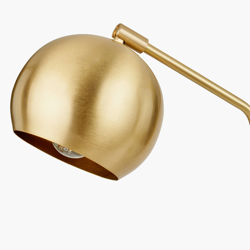 Eloise Gold Metal & Marble Table Lamp