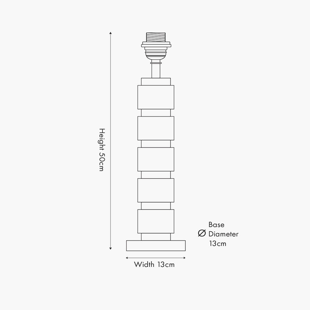 Maximo Matt Black & Antique Brass Cube Design Table Lamp - Base Only