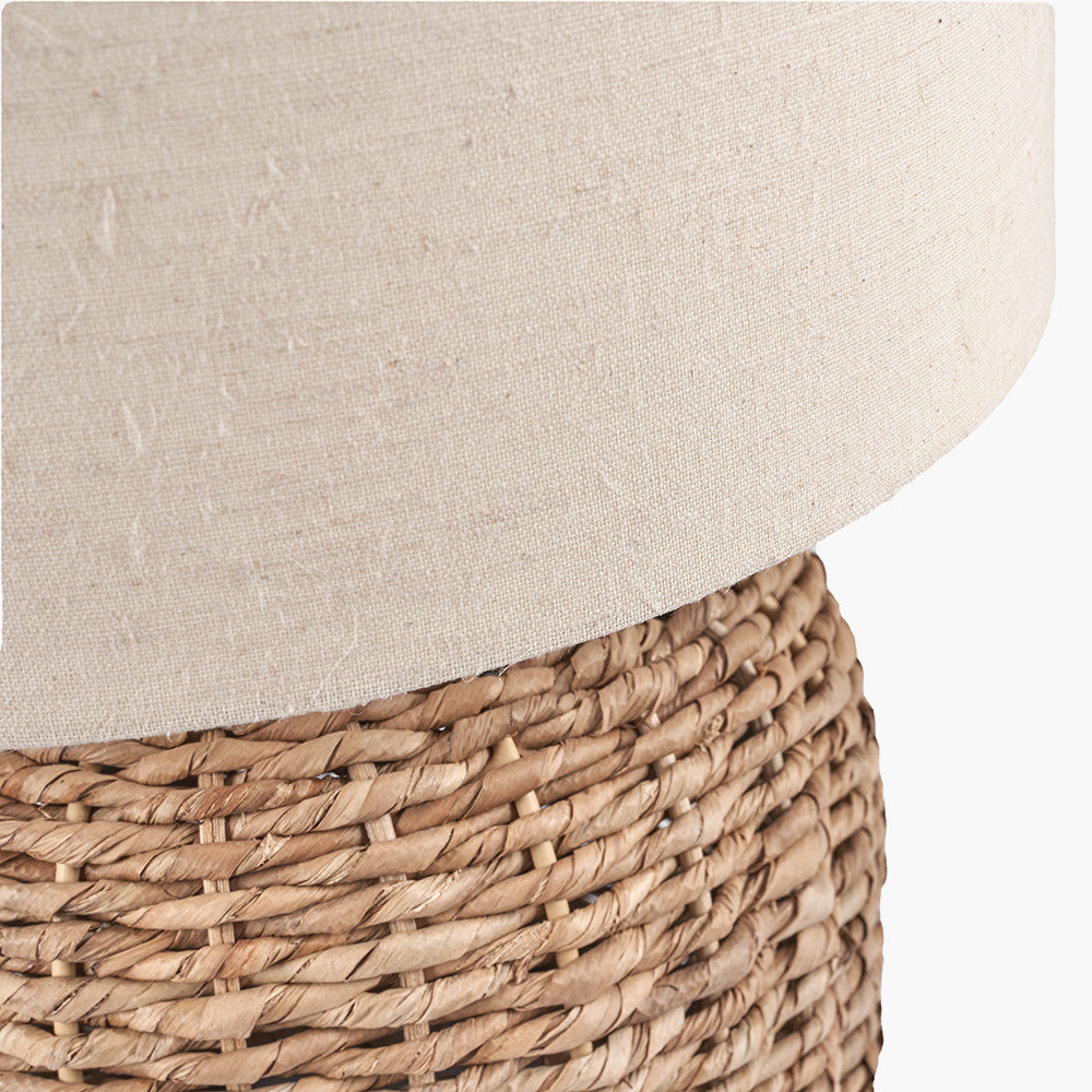 Acer Natural Woven Small Table Lamp