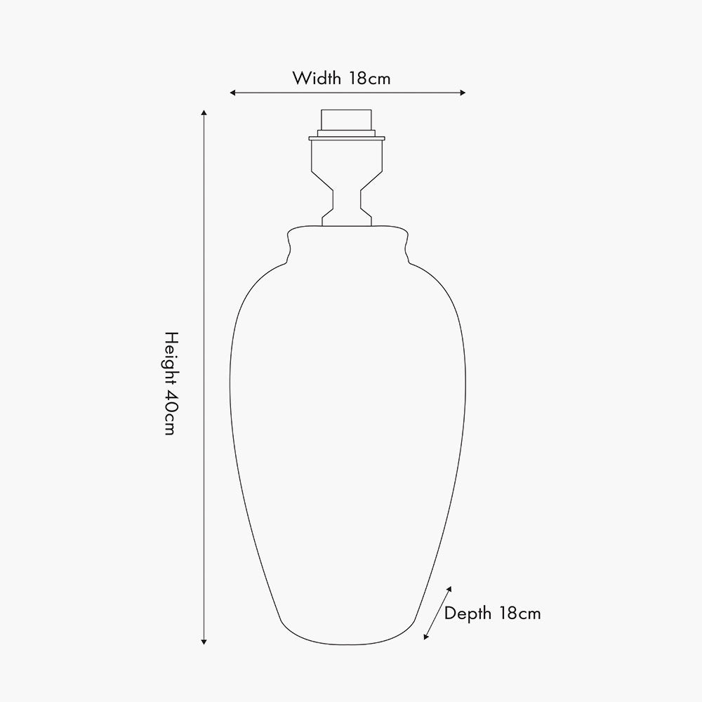 Elkorn Black & White Tall Coral Ceramic Table Lamp - Base Only