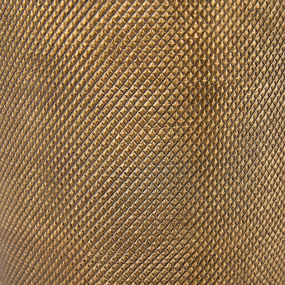 Aurelio Brass & Black Metal Textured Table Lamp - Base Only