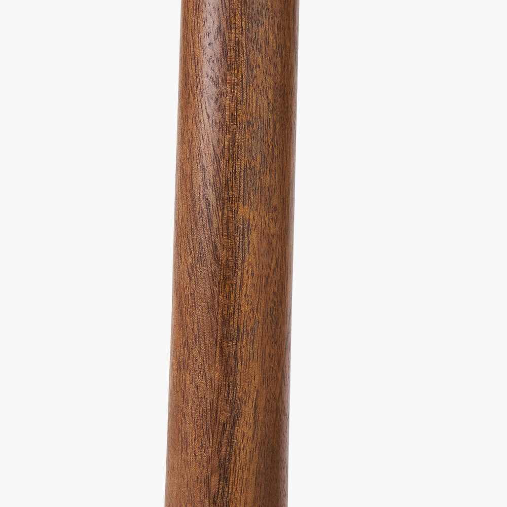 Toma Oiled Mango Wood Tall Table Lamp Base