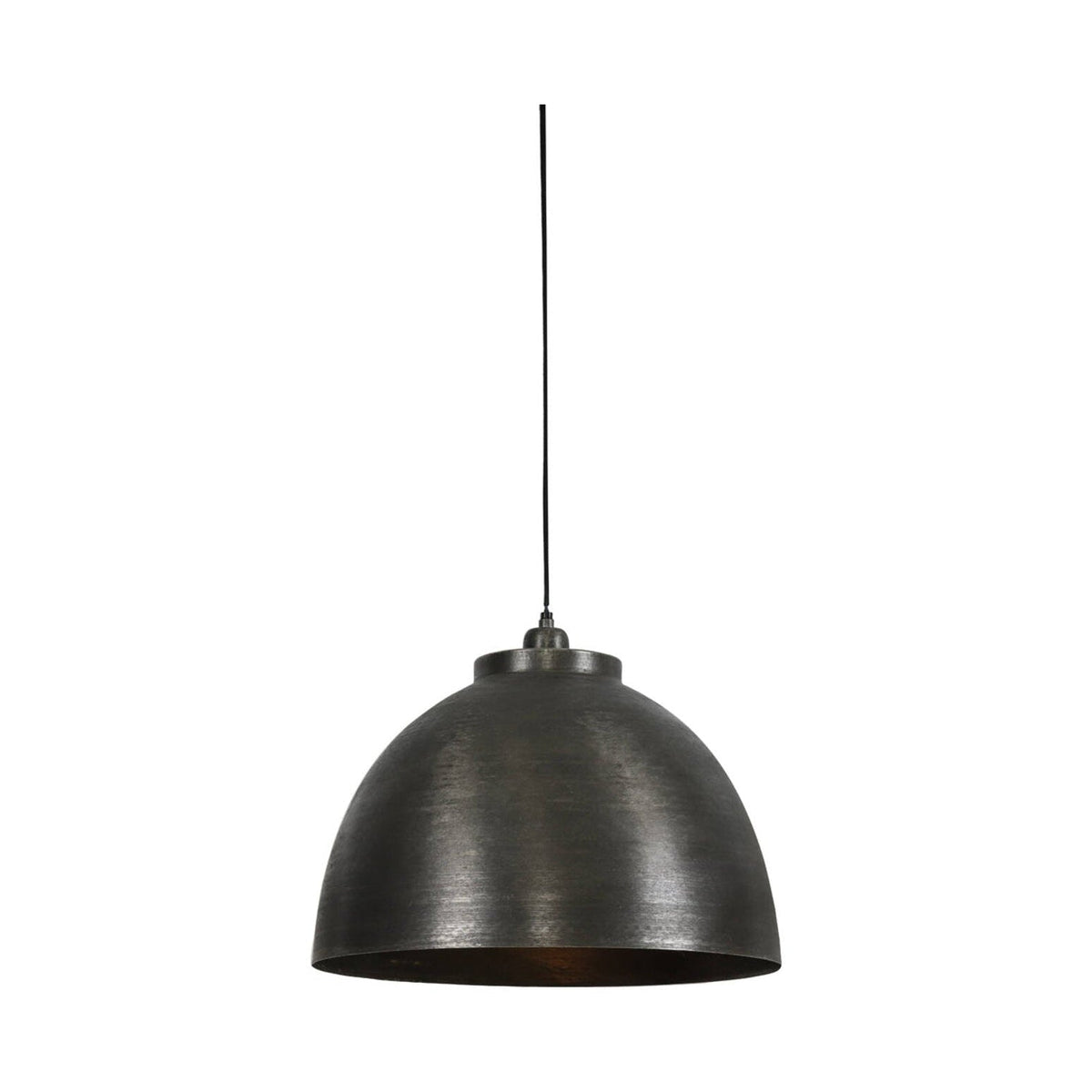 Kylie Dark Raw Nickel Metal Pendant Light 45cm