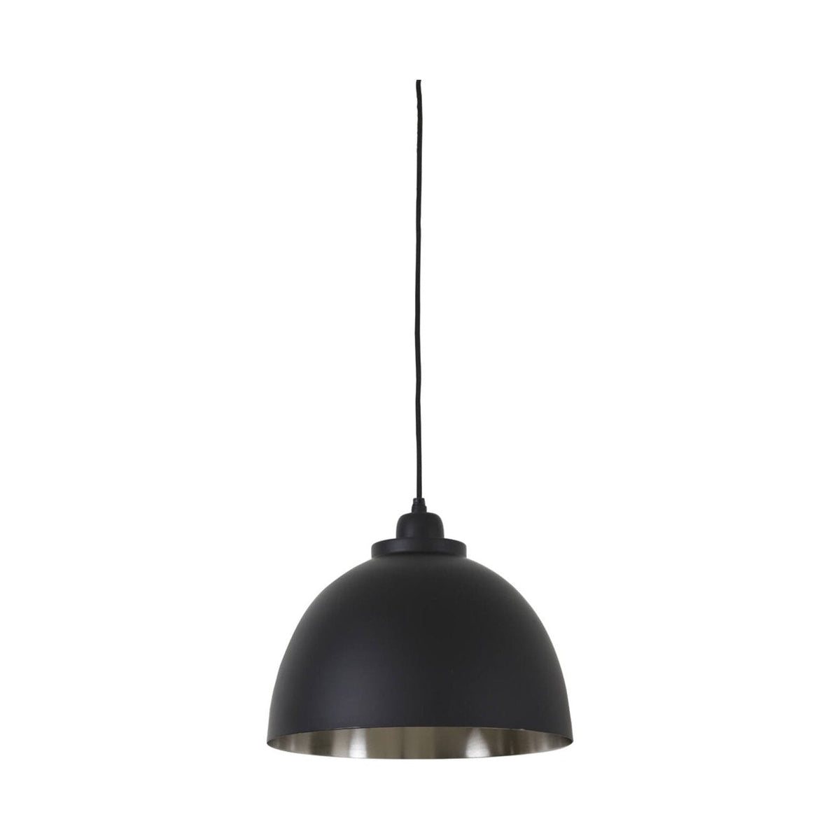 Kylie Black/Matt Nickel Metal Pendant Light