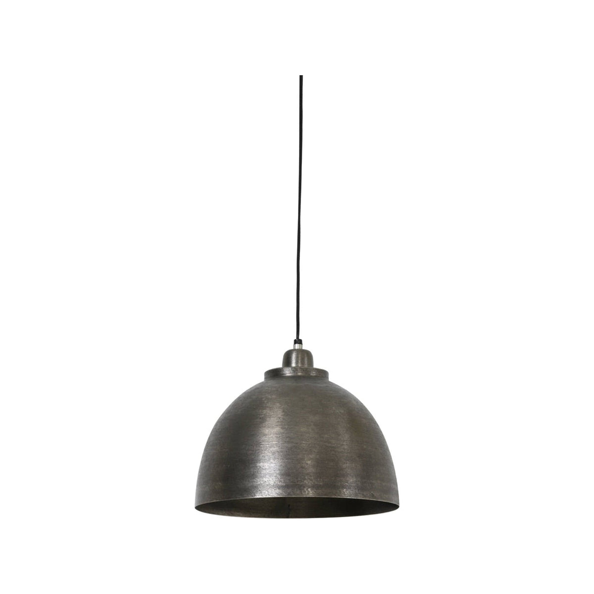Kylie Dark Raw Nickel Metal Pendant Light 30cm
