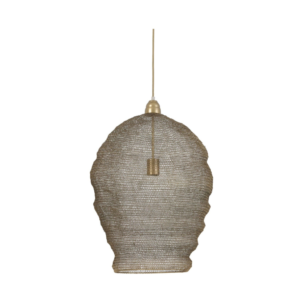 Nikki Wire Antique Bronze Metal Pendant Light