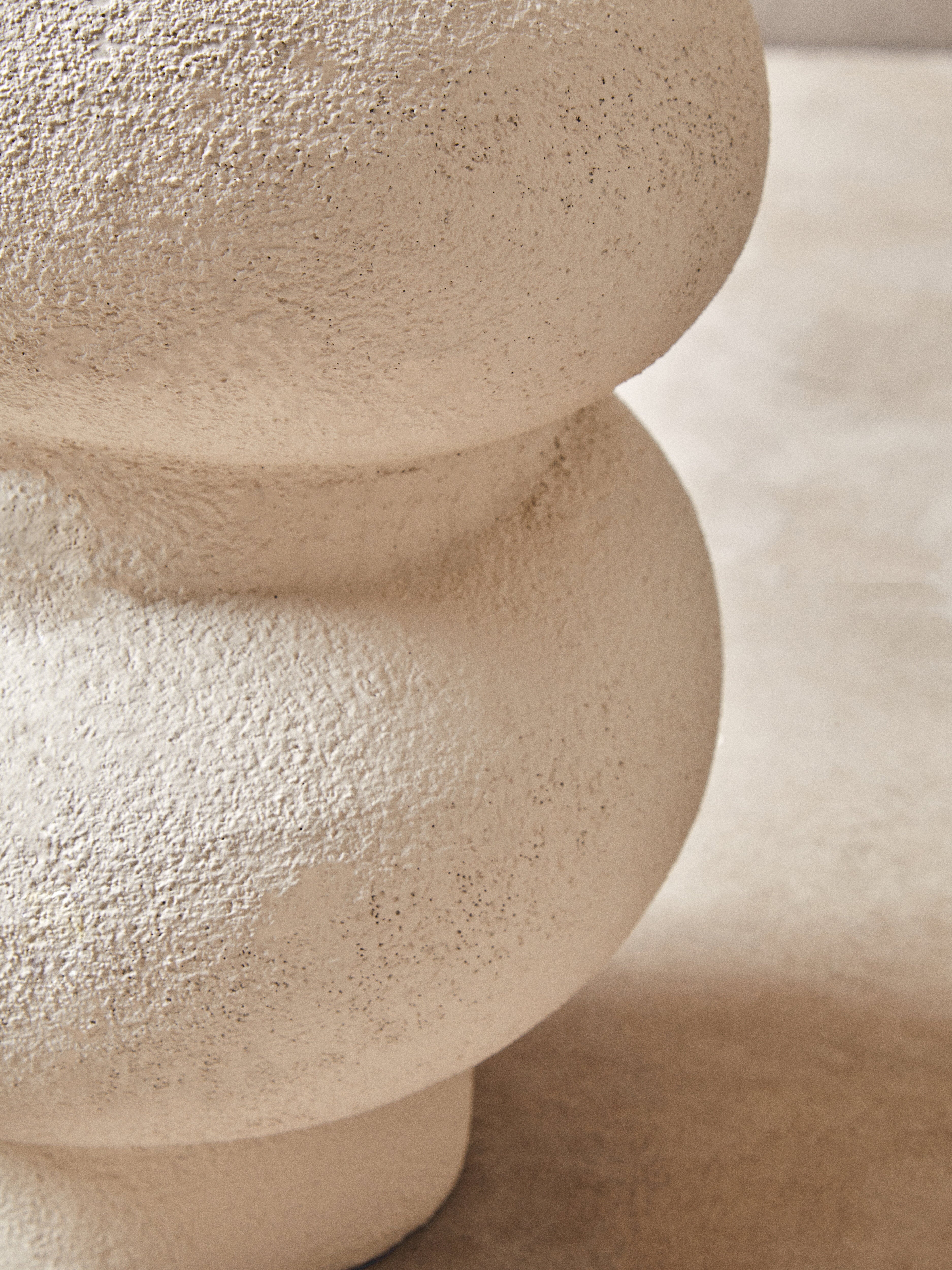 Avila Textured White Bubble Vase