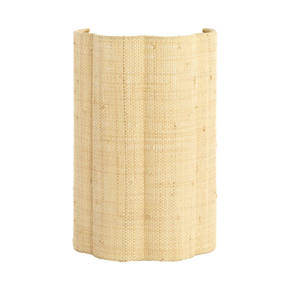 Verdantia Natural Raffia Wall Light 40cm