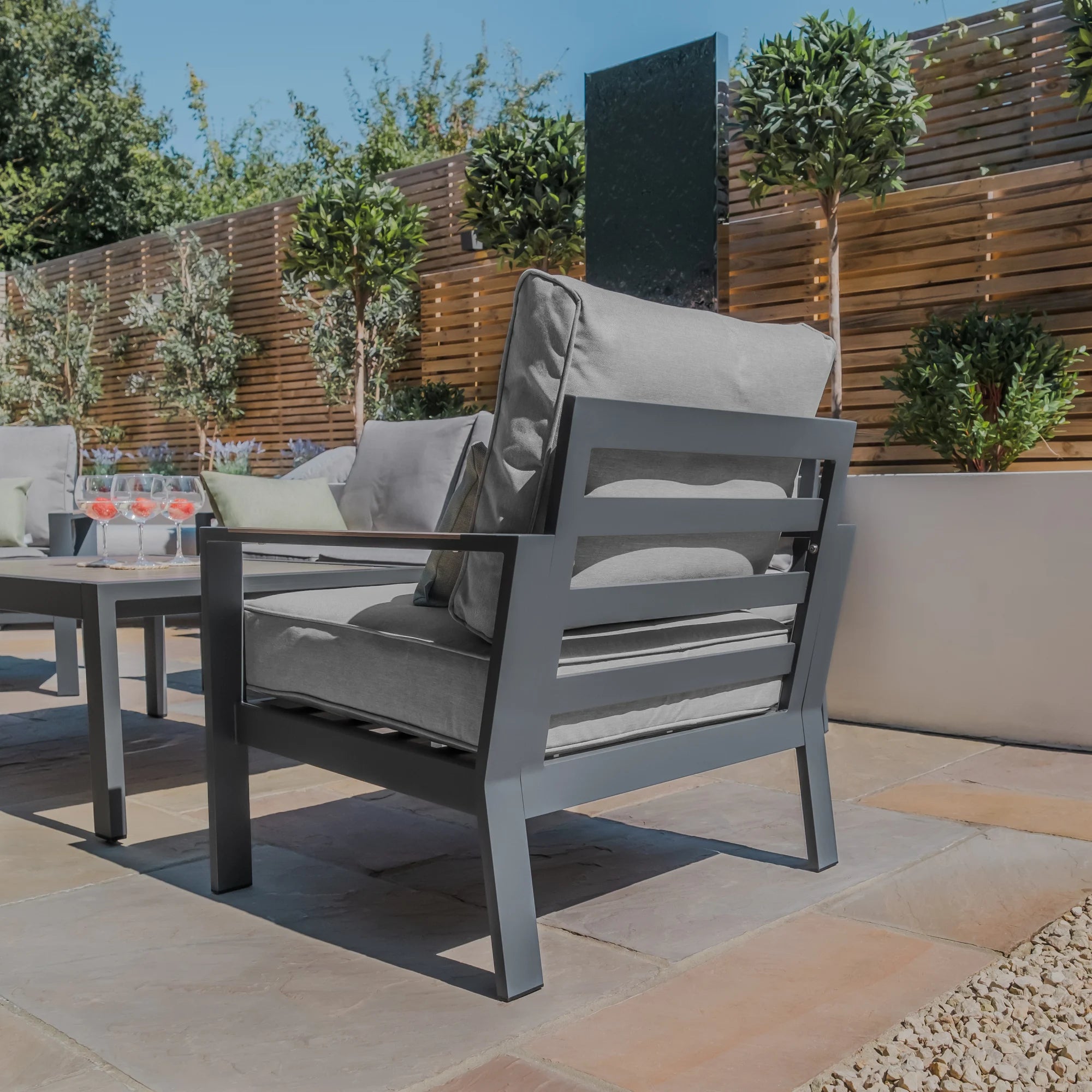 Vancouver Dove Grey Sofa Set | 4 Seater