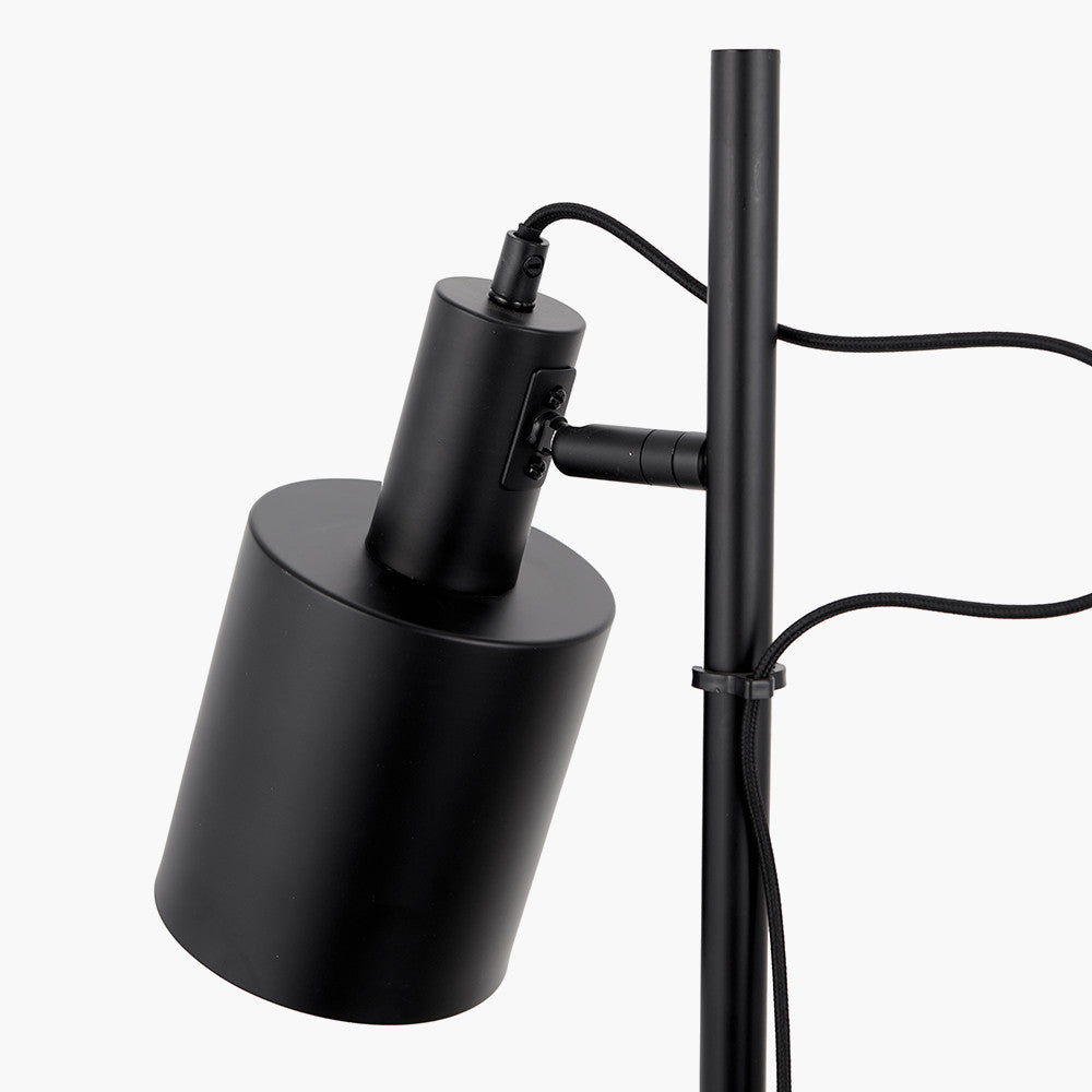 Aaron Black Metal Task Floor Lamp