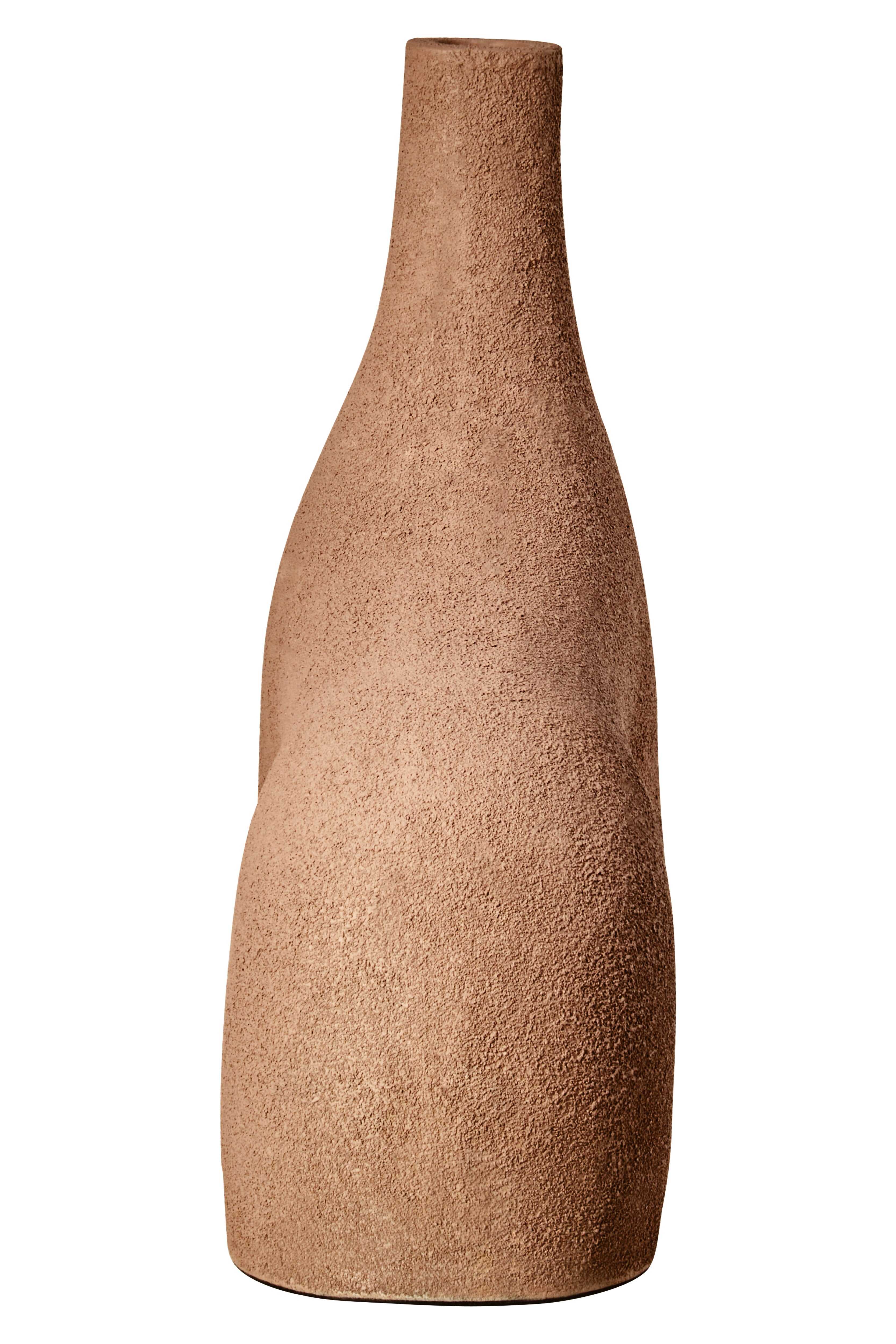 Avila Textured Brown Abstract Vase