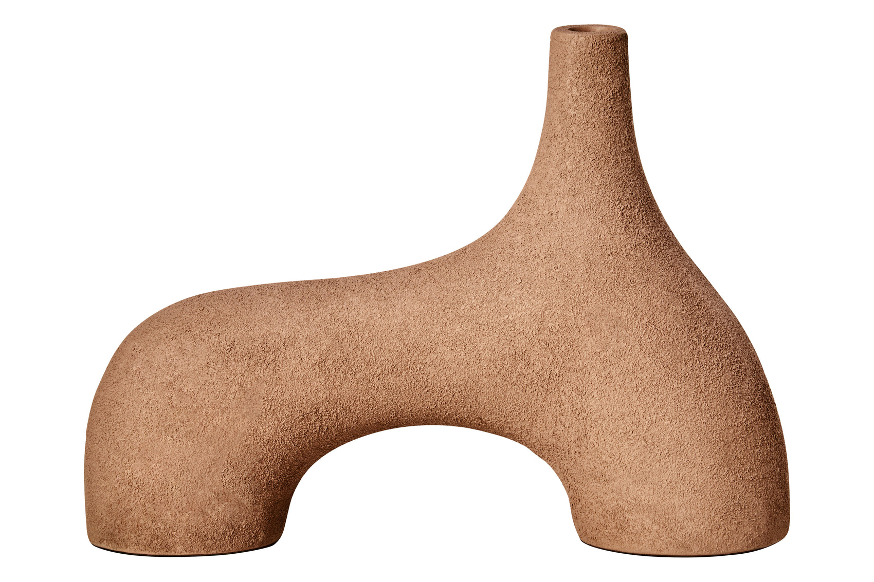 Avila Textured Brown Abstract Vase