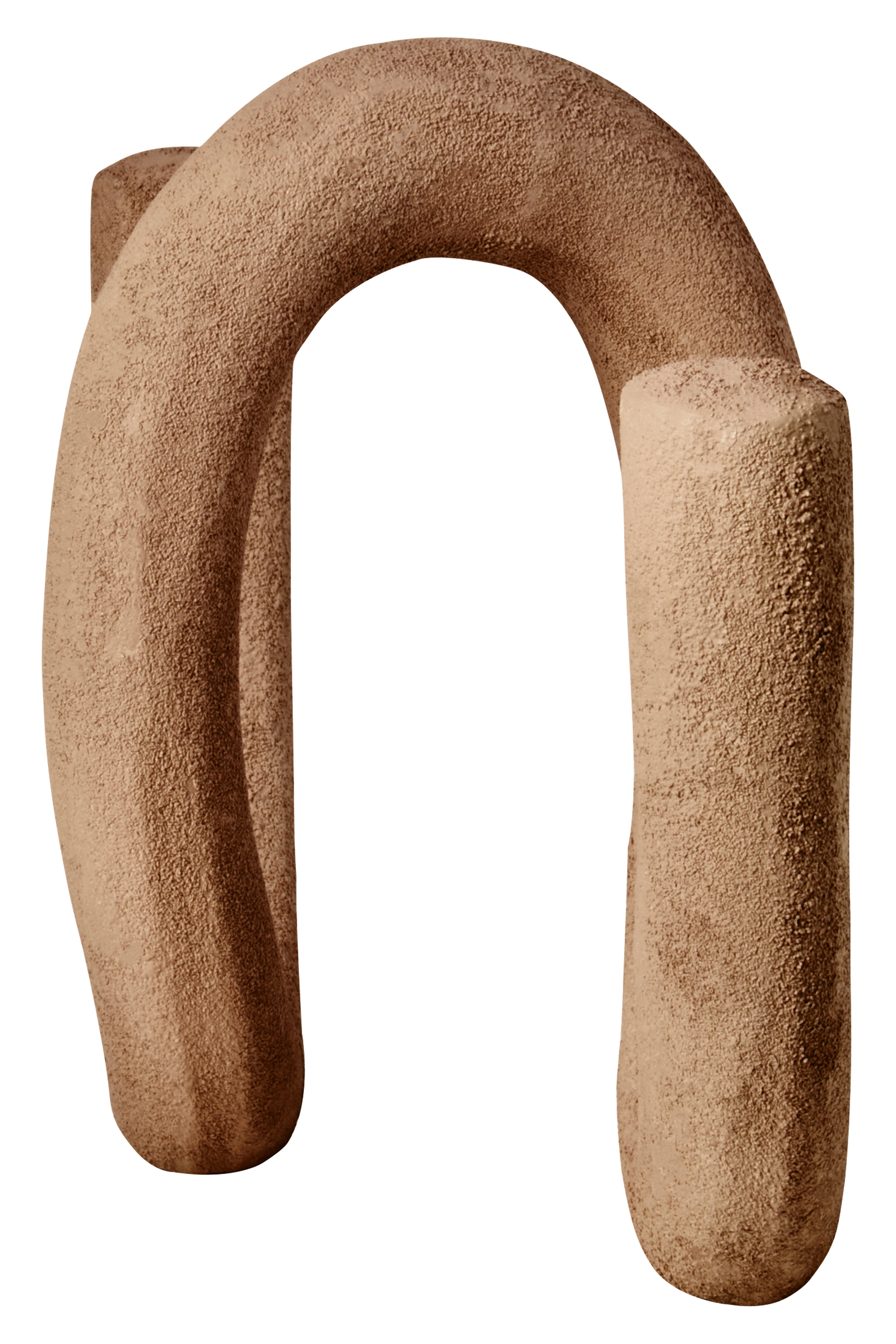 Avila Textured Brown Loop Sculpture