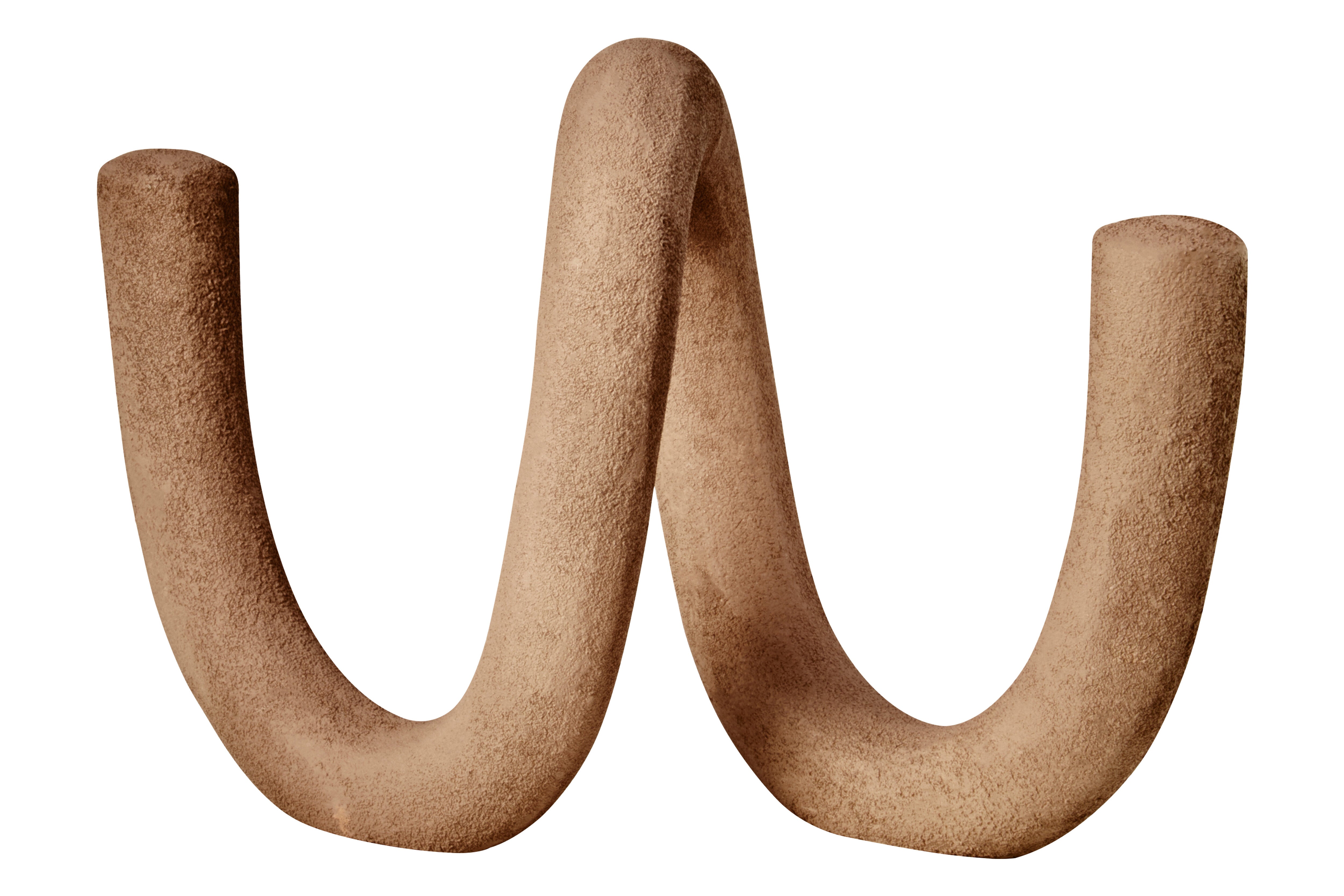 Avila Textured Brown Loop Sculpture