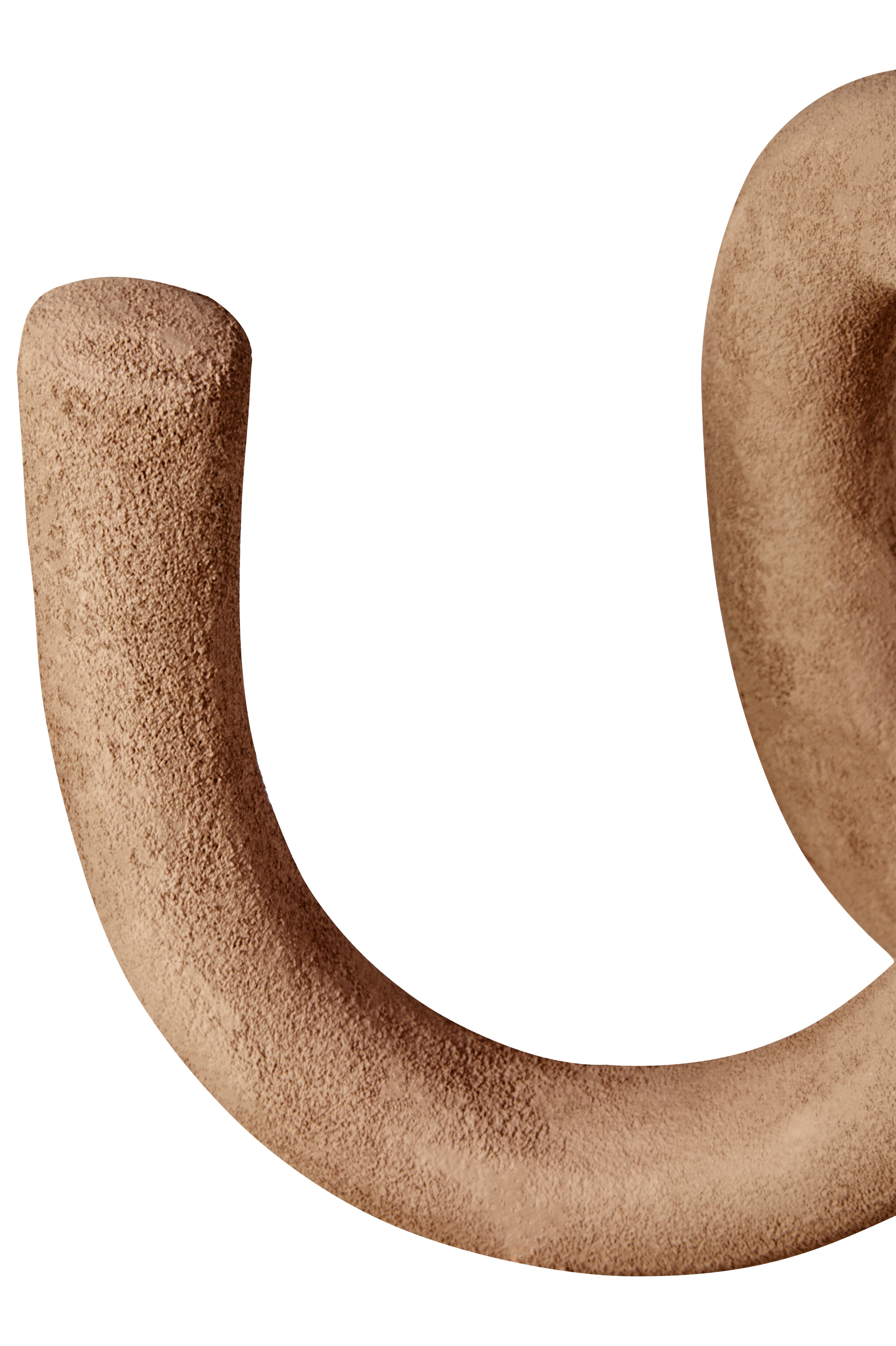 Avila Textured Brown Loop Sculpture