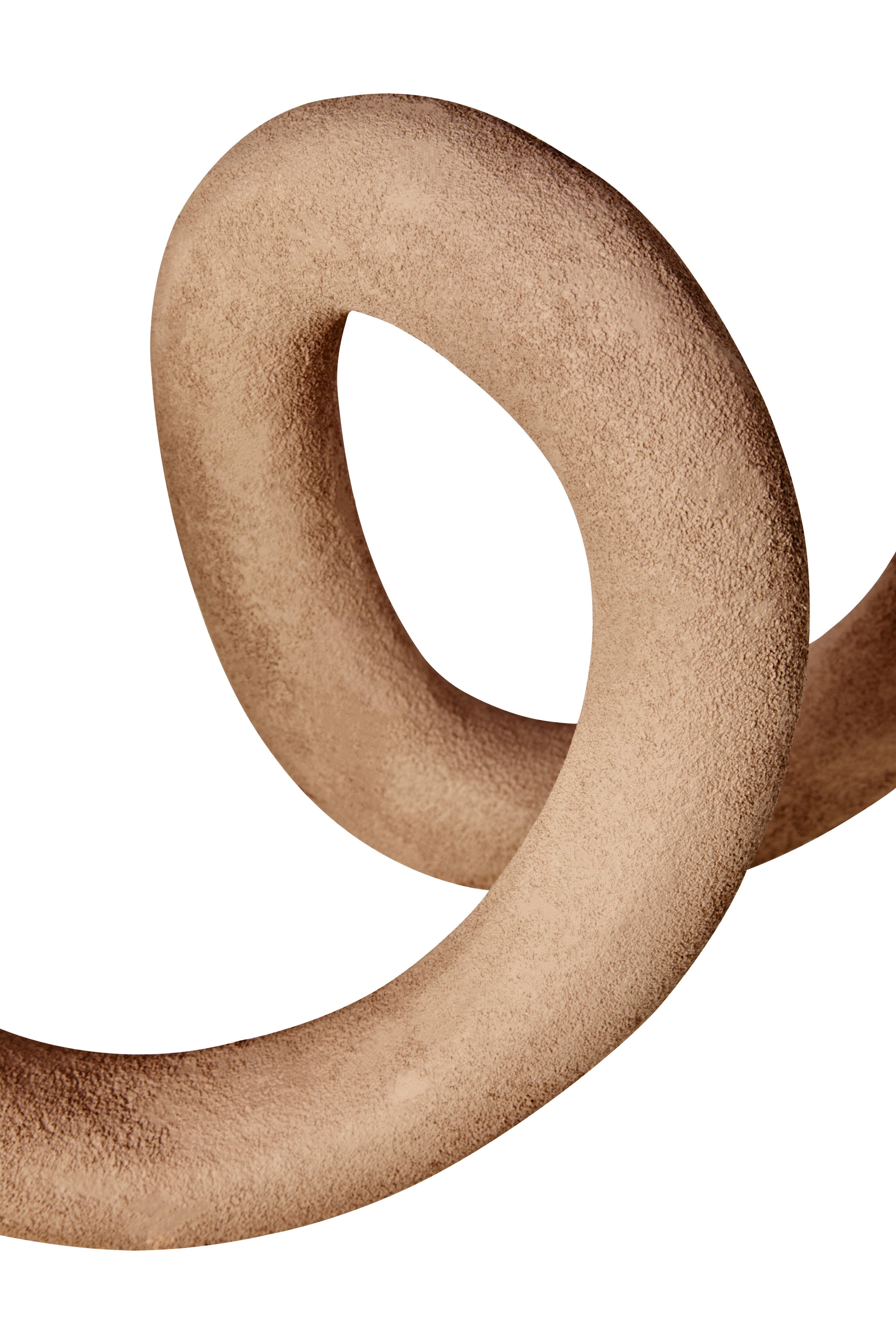 Avila Textured Brown Loop Sculpture