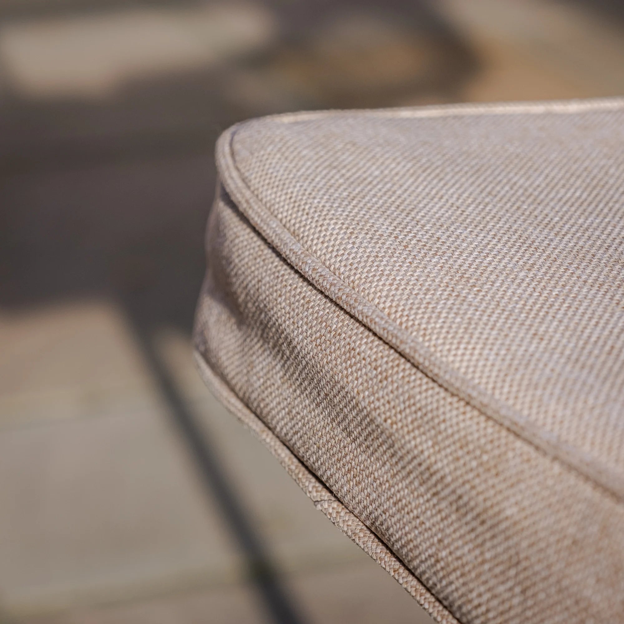 Bali Sandstone Round Dining Set | 6 Seater
