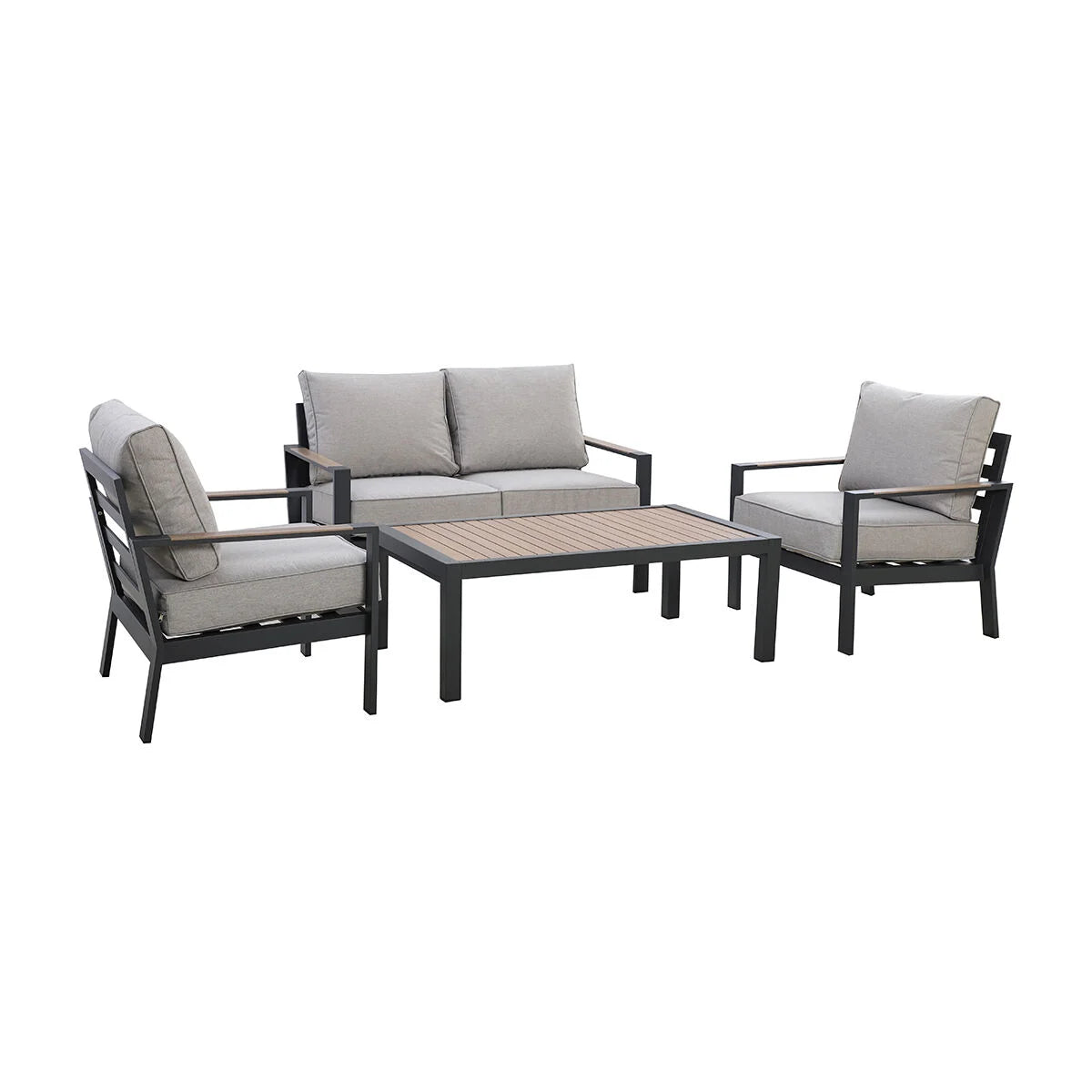 Vancouver Dove Grey Sofa Set | 4 Seater