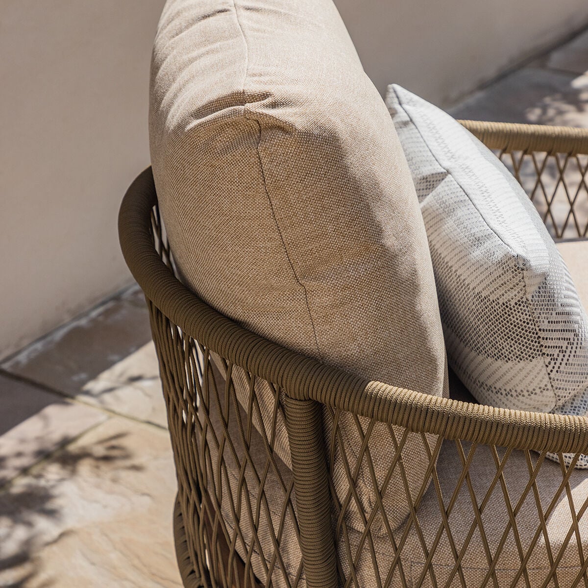 Bali Sandstone Double Sunlounger Set