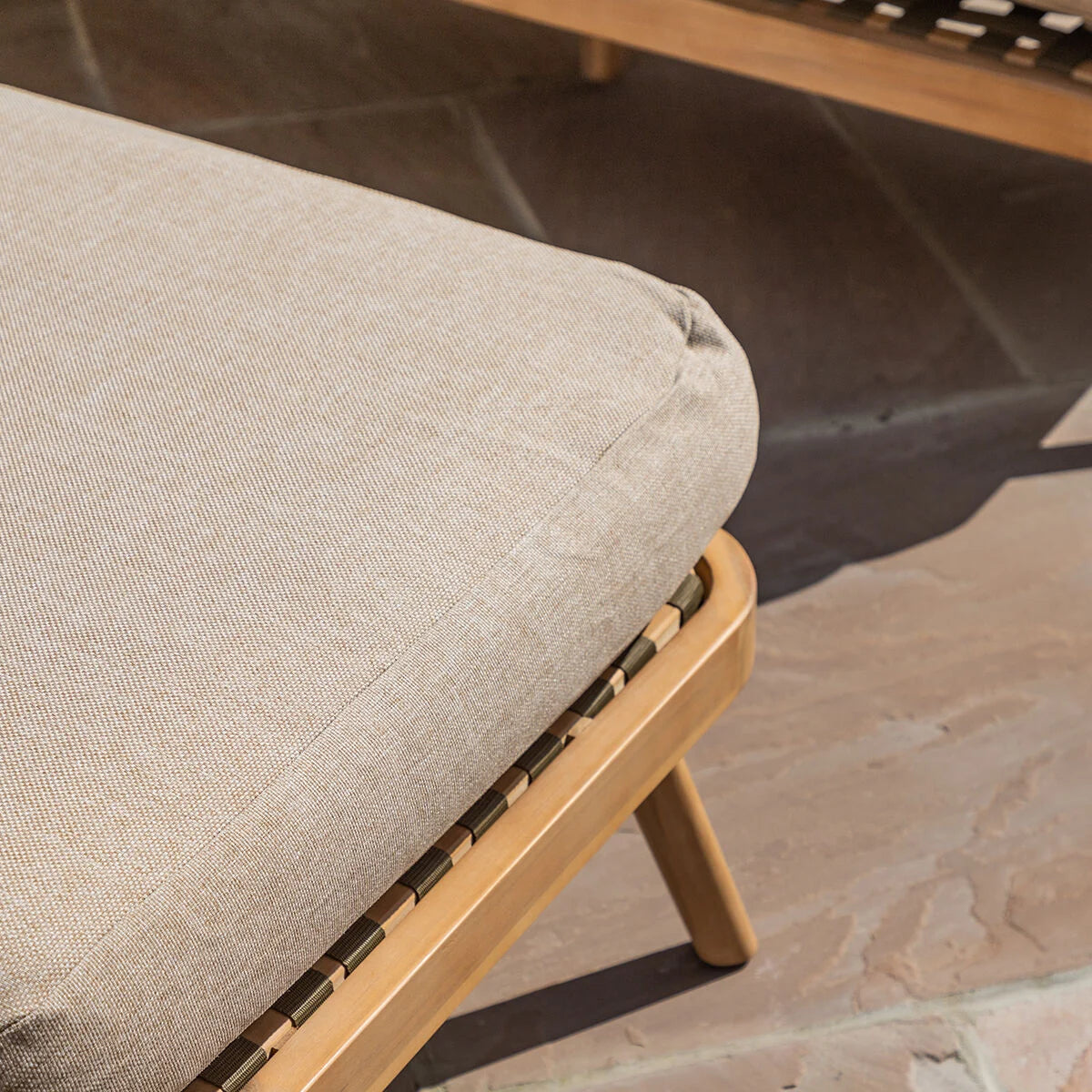 Bali Sandstone Double Sunlounger Set