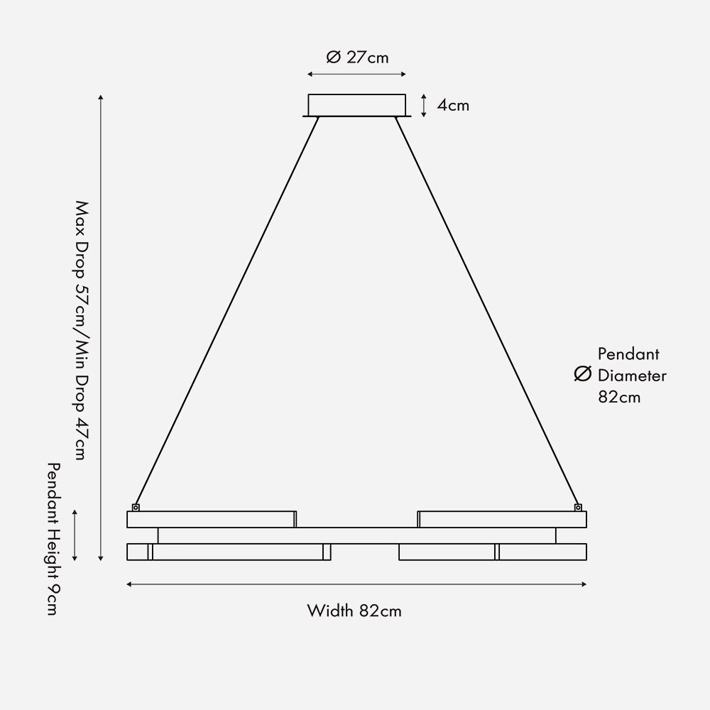 Sienna Champagne Gold & Crystal LED Ring Pendant Light