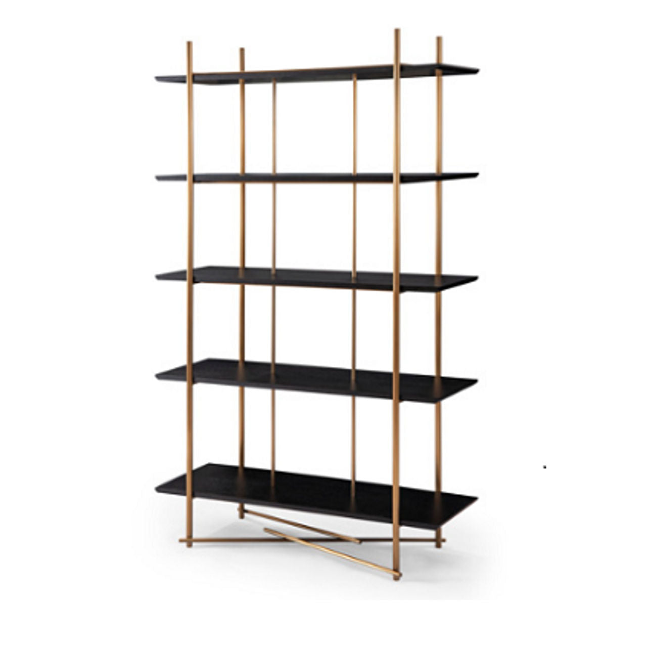 Richmond Interiors Storage Cabinet Harlan 5-Shelves Charcoal