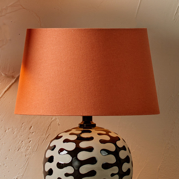 Winston 35cm Tobacco Handloom Tapered Lampshade