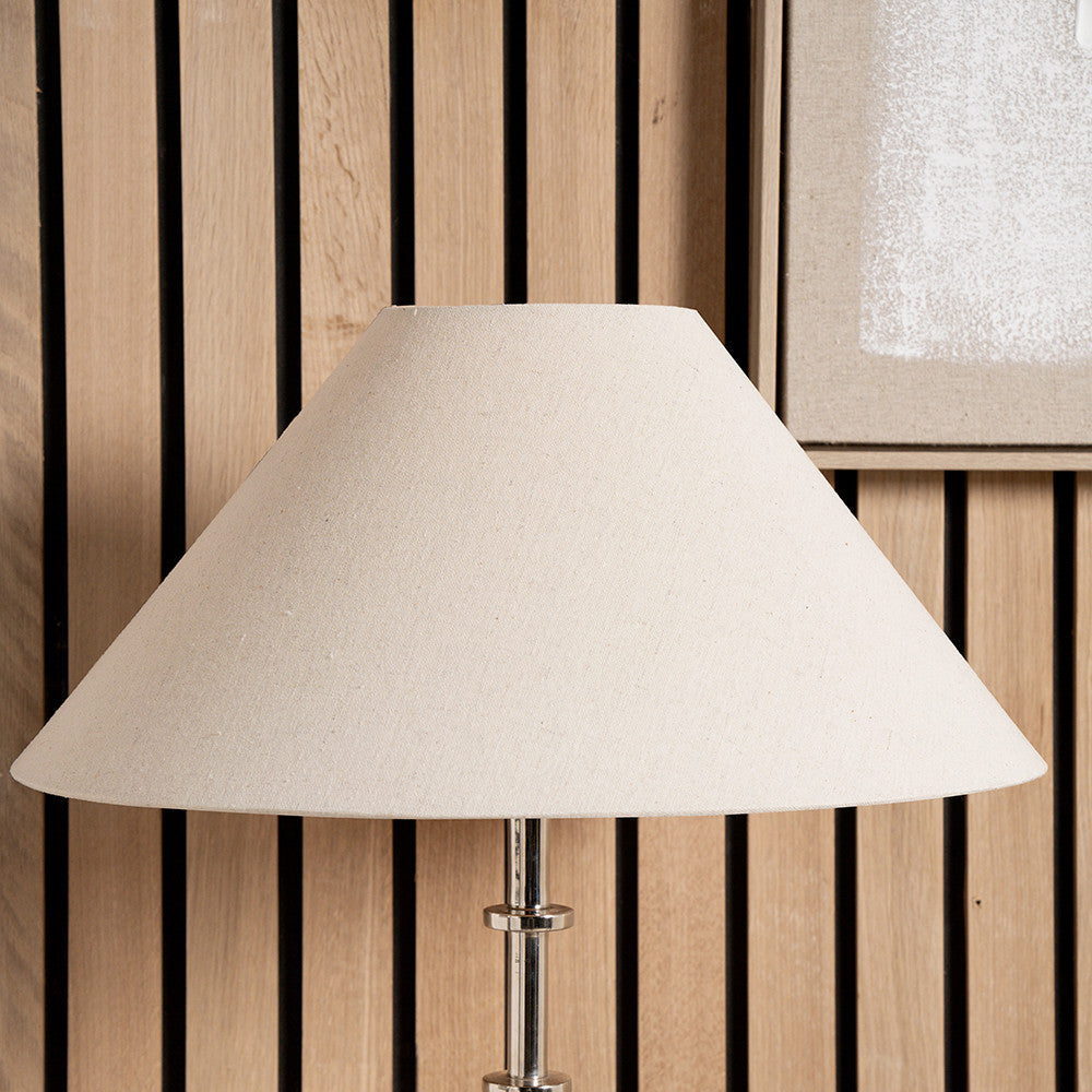 Harley 50cm Cream Slubby Hopsack Empire Lampshade
