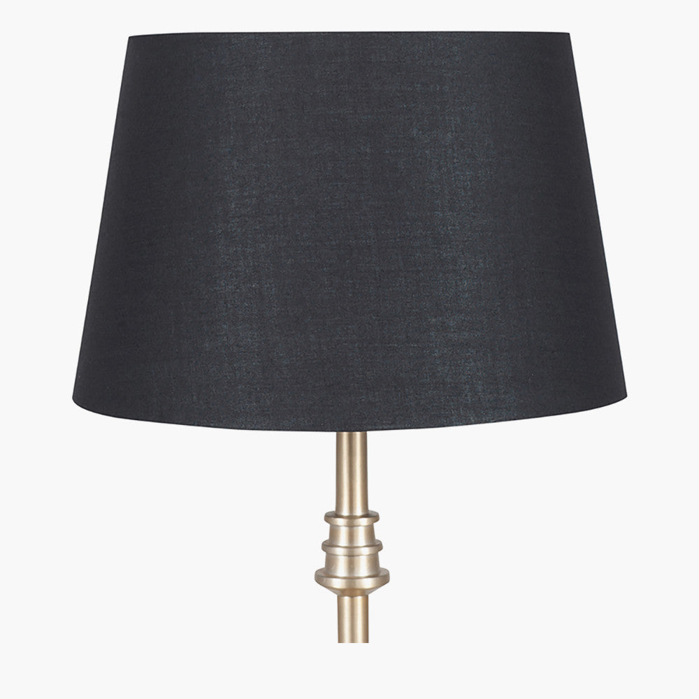 Adelaide 30cm Black Tapered Poly Cotton Lampshade